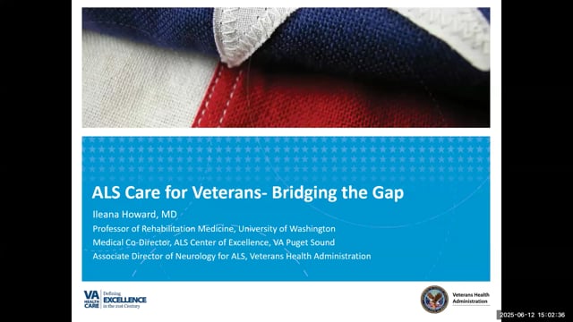 ALS Care for Veterans – Bridging the Gap Screen Grab
